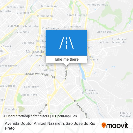 Avenida Doutor Aniloel Nazareth map