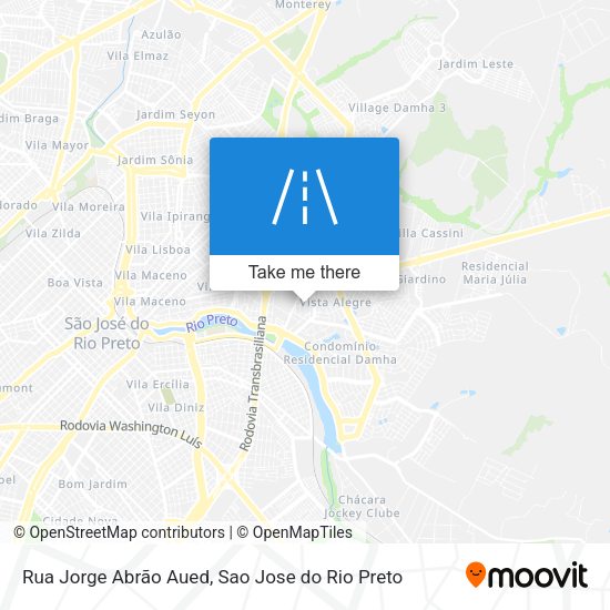 Rua Jorge Abrão Aued map