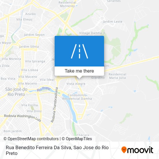 Rua Benedito Ferreira Da Silva map