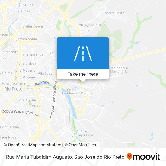 Rua Maria Tubaldim Augusto map