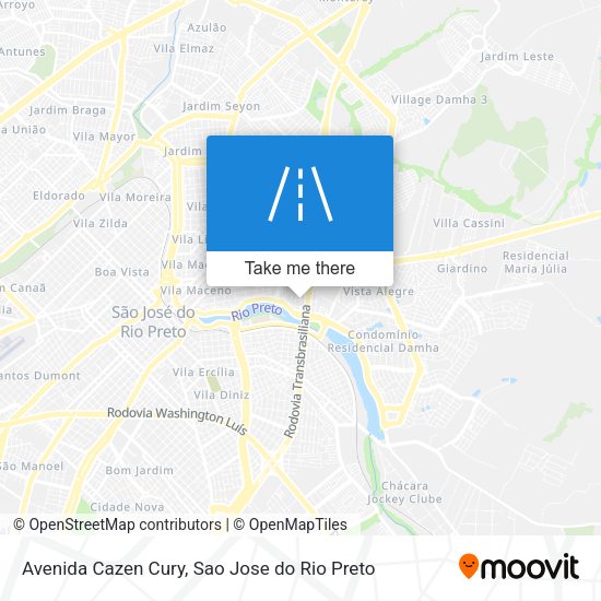 Avenida Cazen Cury map