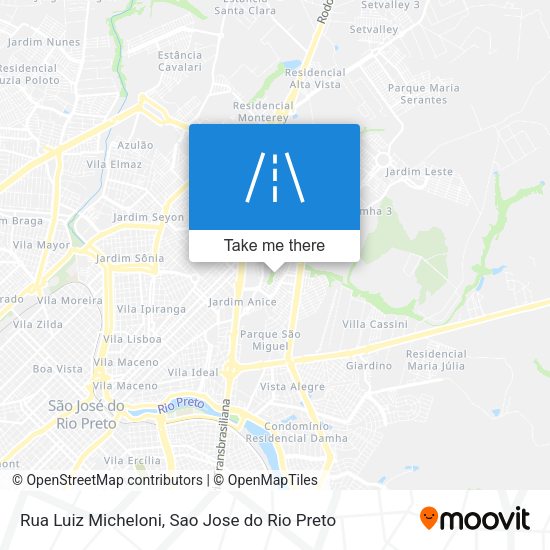 Rua Luiz Micheloni map