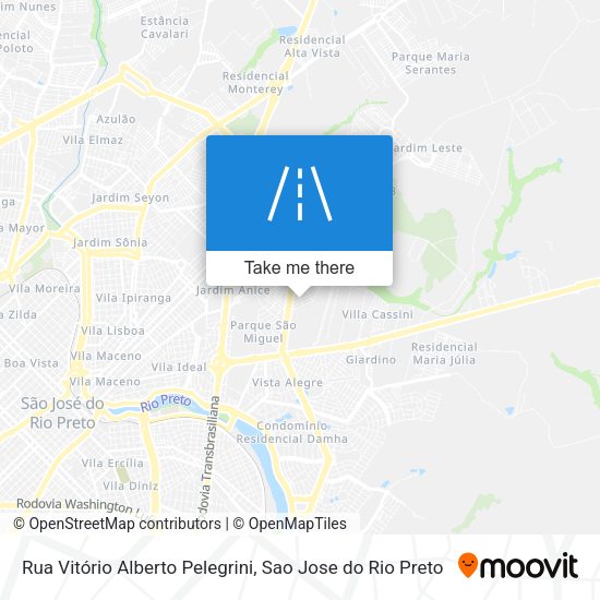 Rua Vitório Alberto Pelegrini map