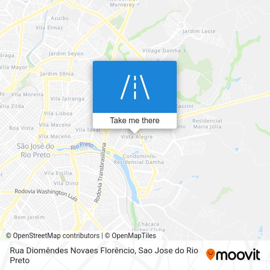 Rua Diomêndes Novaes Florêncio map