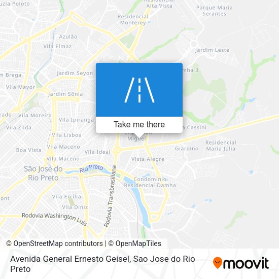 Avenida General Ernesto Geisel map