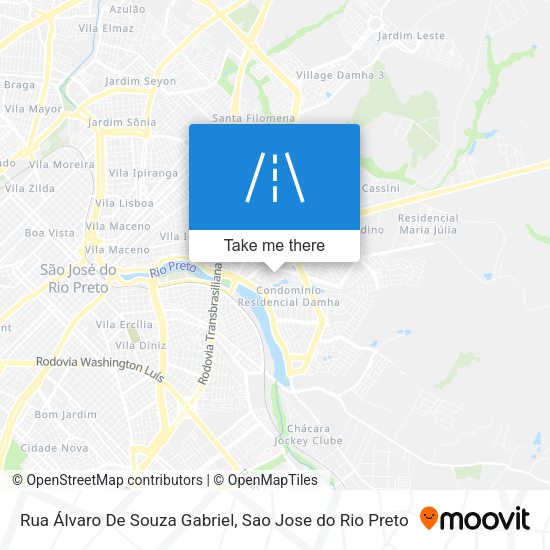 Rua Álvaro De Souza Gabriel map