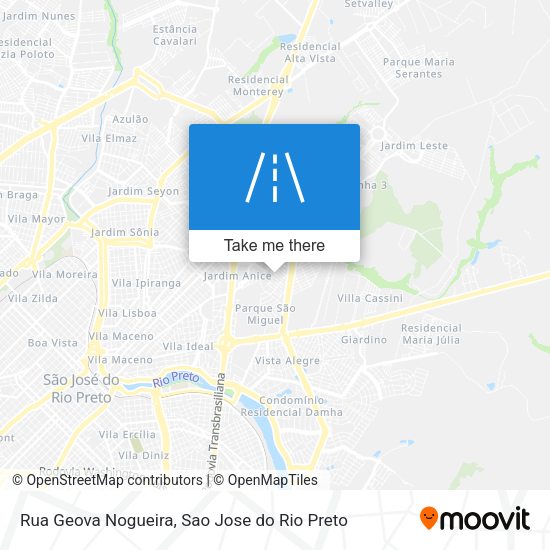 Rua Geova Nogueira map