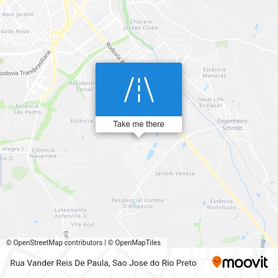 Rua Vander Reis De Paula map
