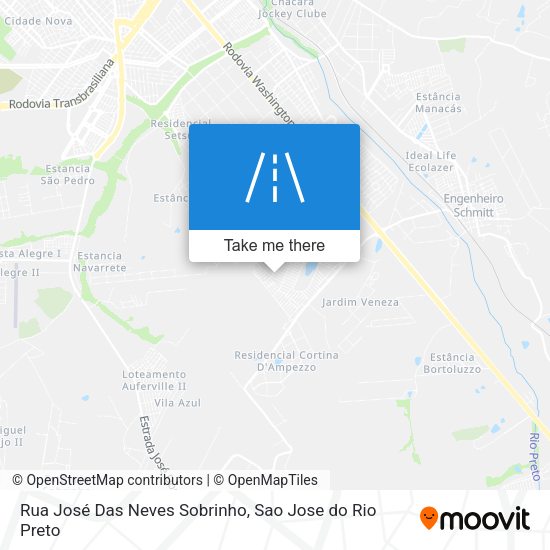 Rua José Das Neves Sobrinho map