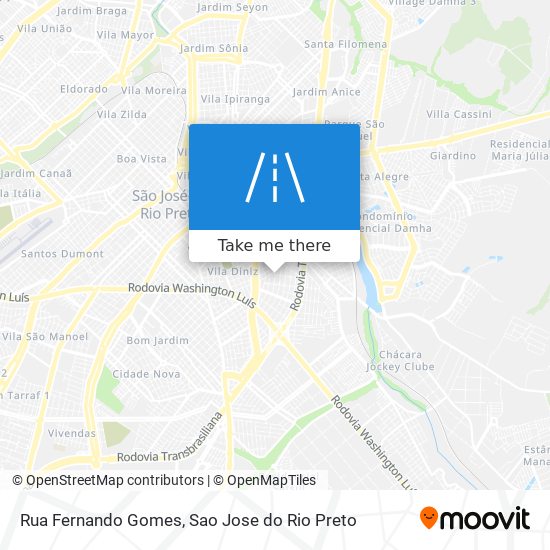 Rua Fernando Gomes map