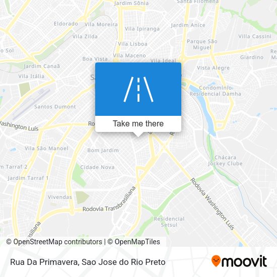 Rua Da Primavera map