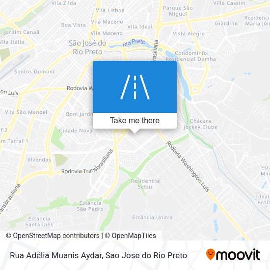 Rua Adélia Muanis Aydar map