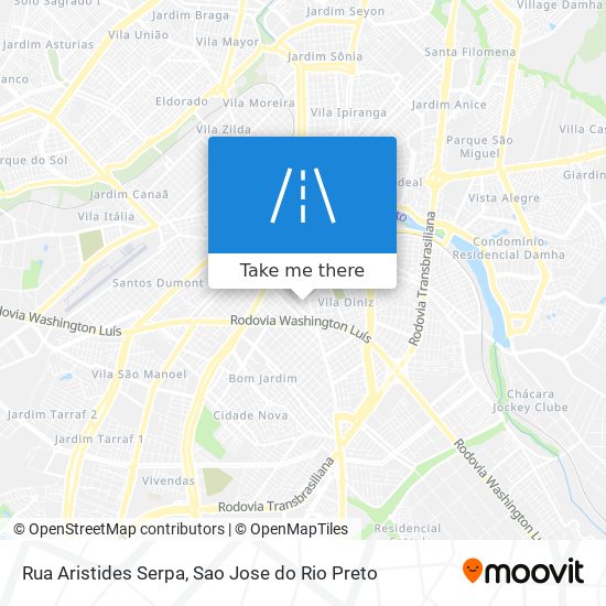 Rua Aristides Serpa map