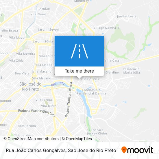 Rua João Carlos Gonçalves map