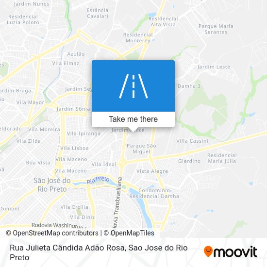 Rua Julieta Cândida Adão Rosa map