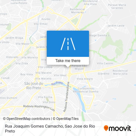 Rua Joaquim Gomes Camacho map
