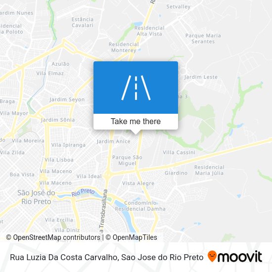 Rua Luzia Da Costa Carvalho map
