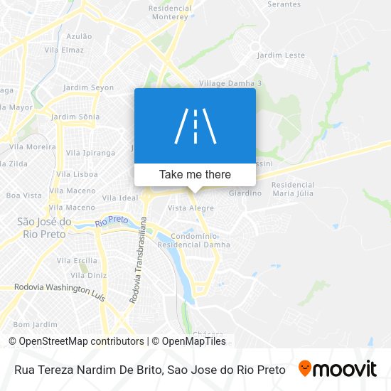Rua Tereza Nardim De Brito map