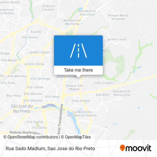 Rua Sado Madlum map