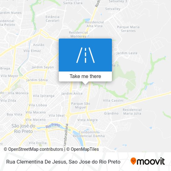 Rua Clementina De Jesus map