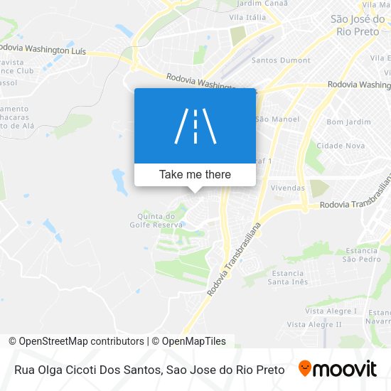 Rua Olga Cicoti Dos Santos map