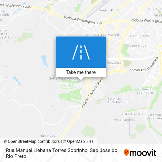 Rua Manuel Liebana Torres Sobrinho map