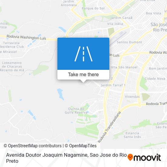 Avenida Doutor Joaquim Nagamine map