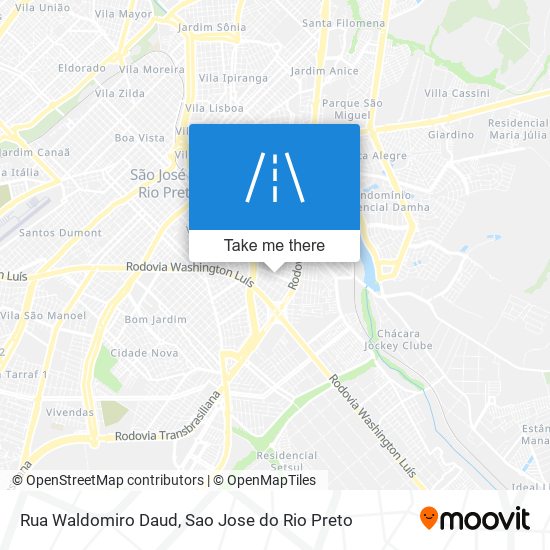 Rua Waldomiro Daud map