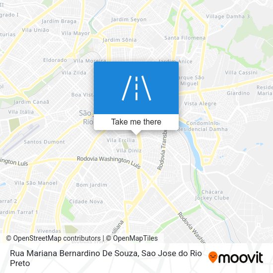 Rua Mariana Bernardino De Souza map