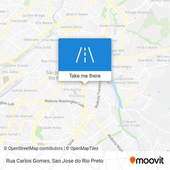 Rua Carlos Gomes map