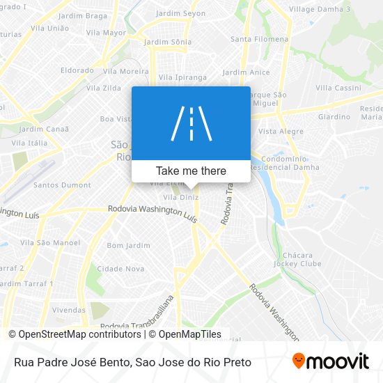 Rua Padre José Bento map
