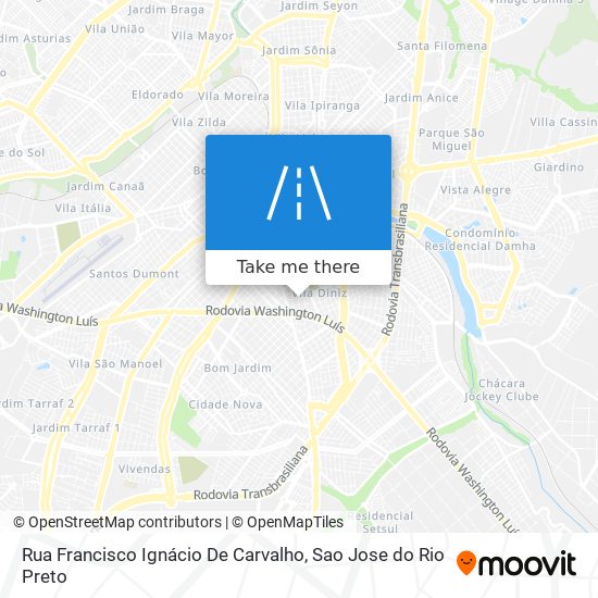 Rua Francisco Ignácio De Carvalho map