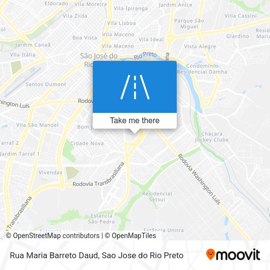 Rua Maria Barreto Daud map