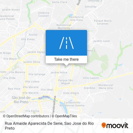 Rua Amaíde Aparecida De Sene map