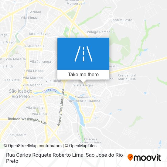 Rua Carlos Roquete Roberto Lima map