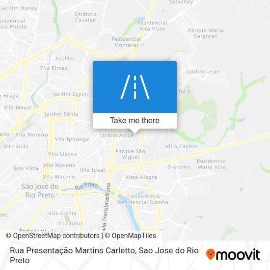 Rua Presentação Martins Carletto map