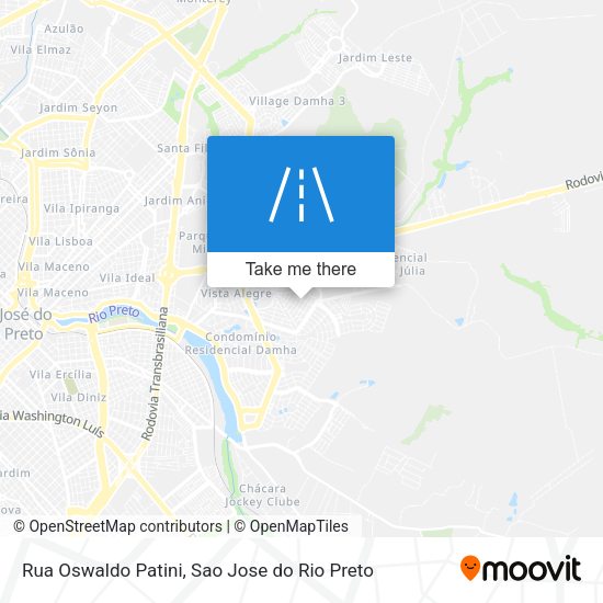 Rua Oswaldo Patini map