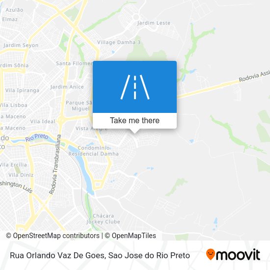 Rua Orlando Vaz De Goes map