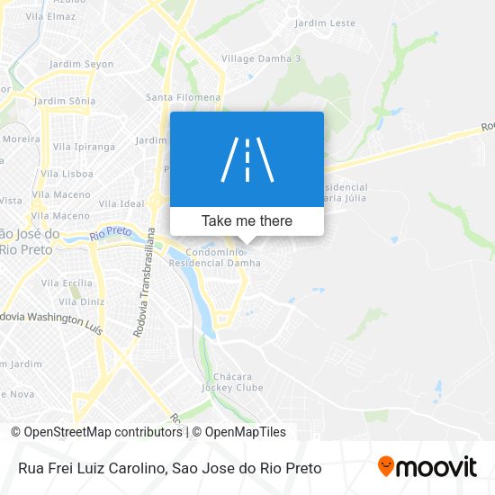 Rua Frei Luiz Carolino map