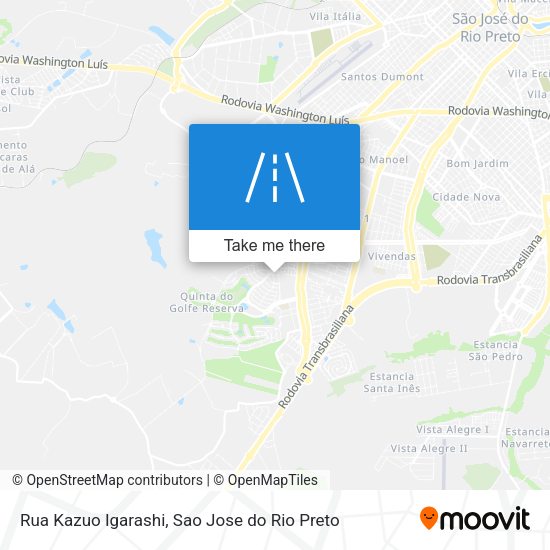 Rua Kazuo Igarashi map
