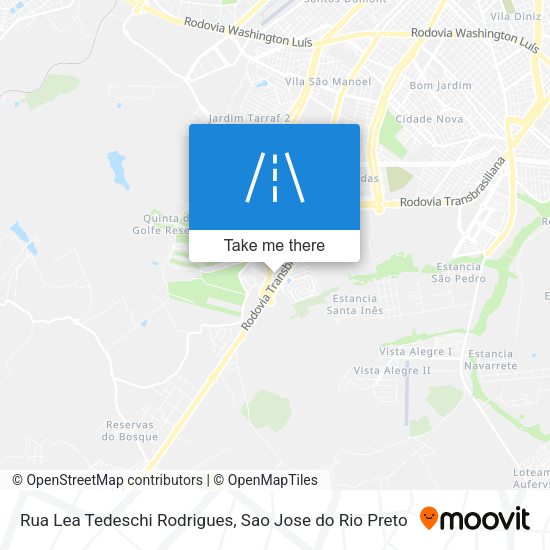 Rua Lea Tedeschi Rodrigues map