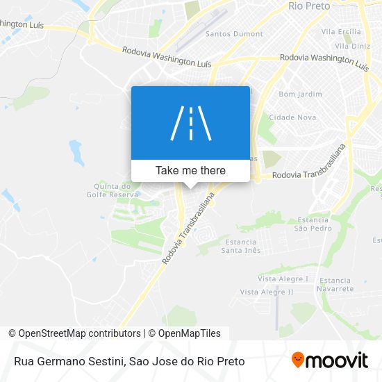 Rua Germano Sestini map