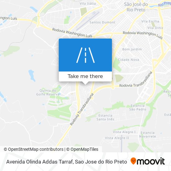 Mapa Avenida Olinda Addas Tarraf