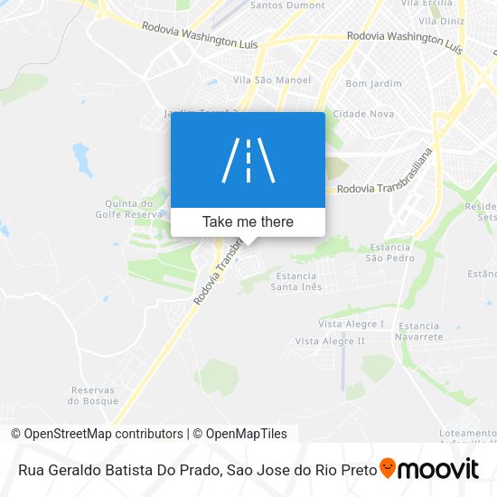 Rua Geraldo Batista Do Prado map
