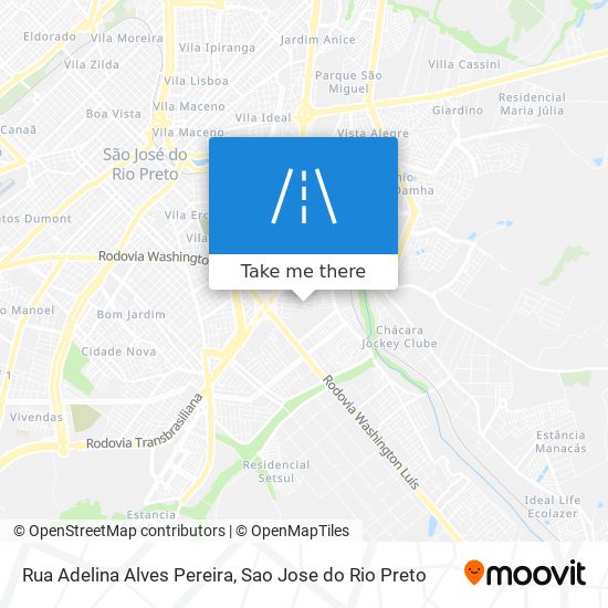 Mapa Rua Adelina Alves Pereira