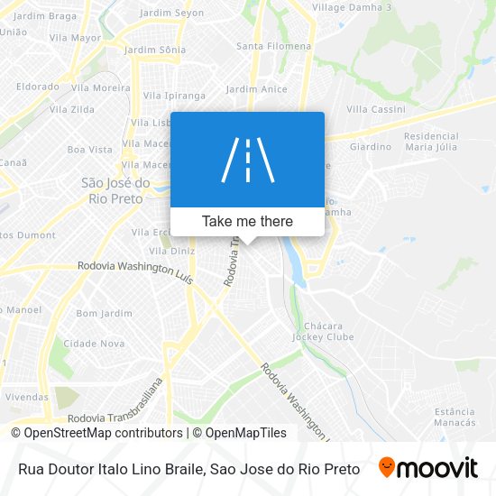 Rua Doutor Italo Lino Braile map