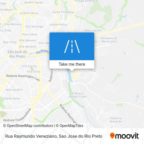 Rua Raymundo Veneziano map