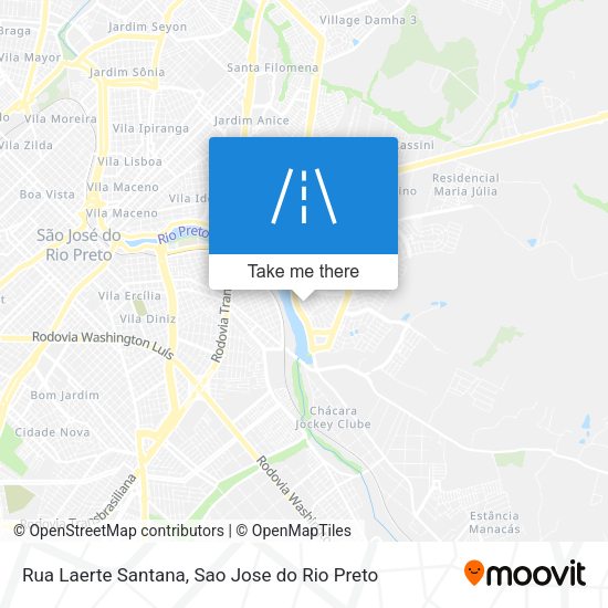 Rua Laerte Santana map