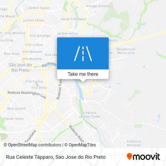 Rua Celeste Tápparo map