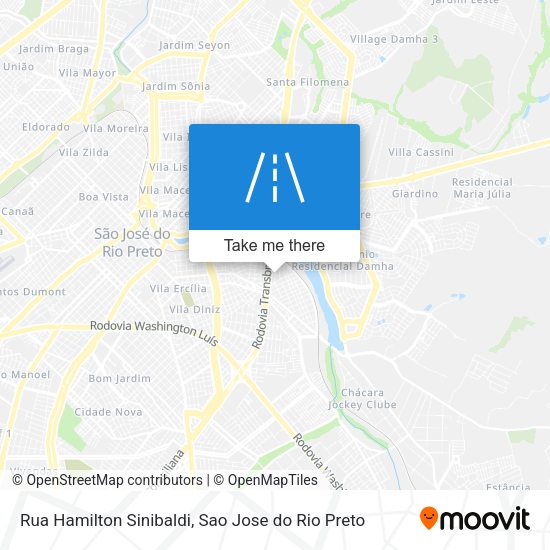 Rua Hamilton Sinibaldi map